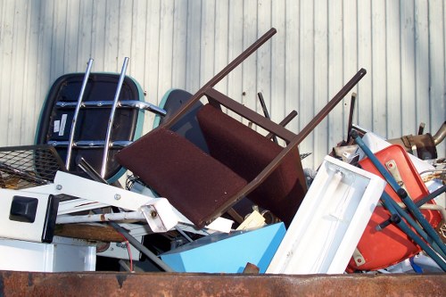 Office building managing waste removal